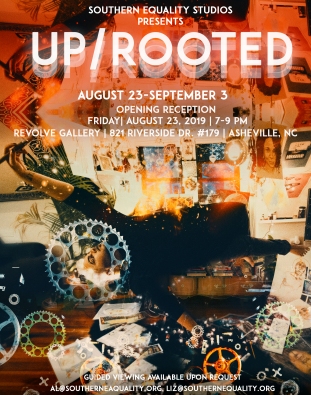 Up Rooted Art Show Flyer